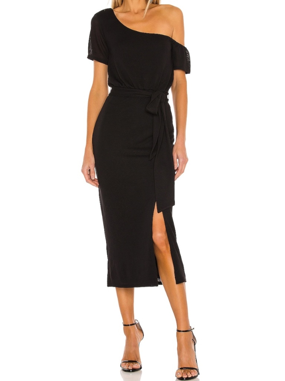 Lovers + Friends Eden Midi Dress Black Size XL
